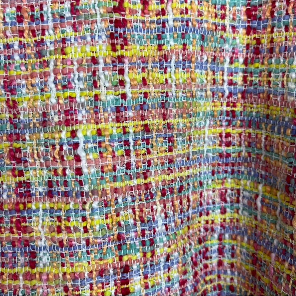Merona skirt tweed multicolor rainbow 🌈 pencil Colorful Tweed Skirt - Picture 4 of 7